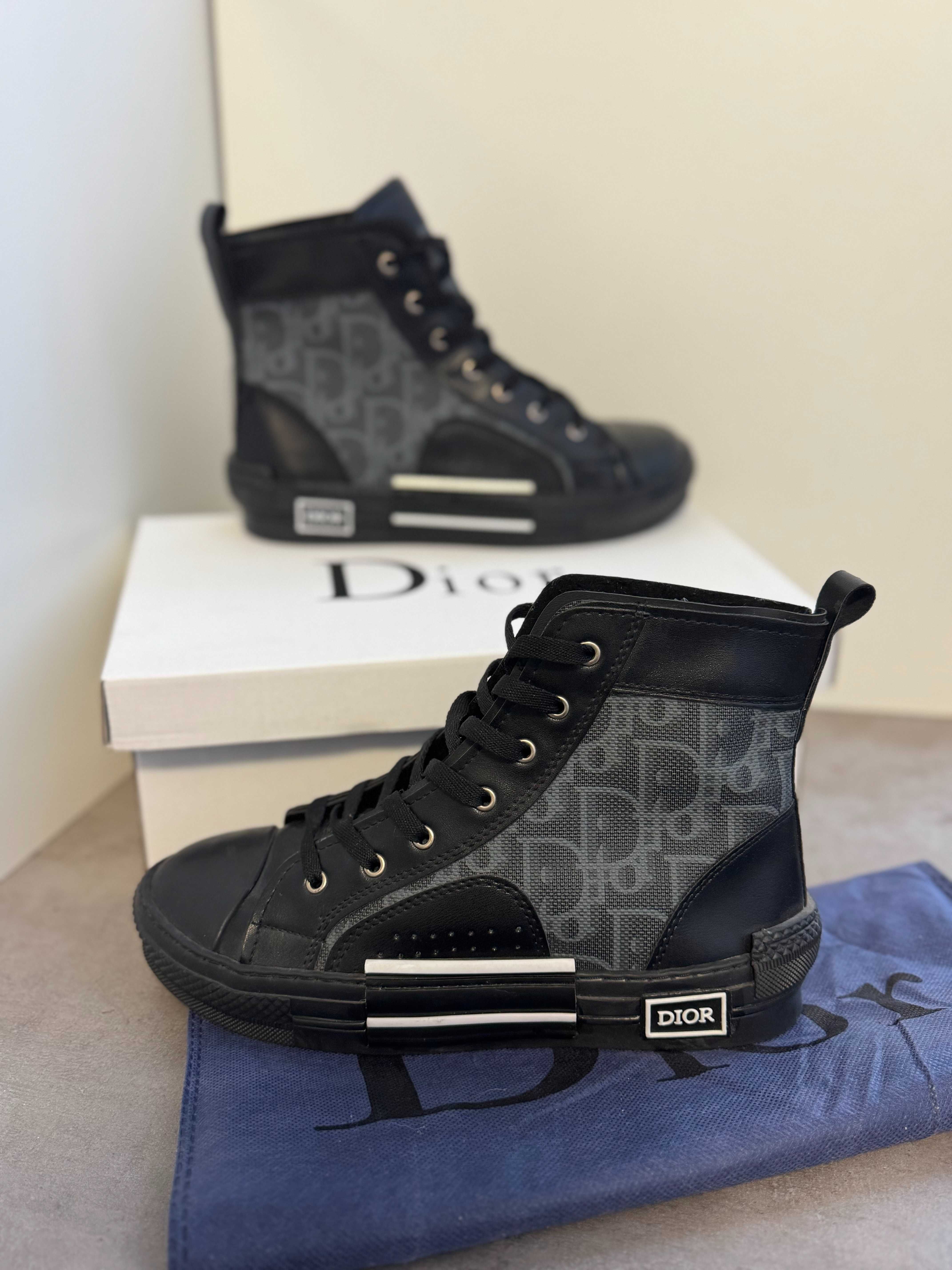 Adidasi D i o r Essentials B23 HIGH-TOP, Produs Nou - Full Box Premium