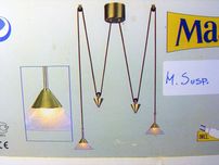 Lustra Art Deco, Mid Century Modern, alama, opalina, vintage
