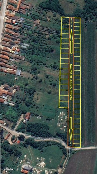 Loturi 100mp și 200mp Cristur pt Grădină sau Agrement zonă retrasă