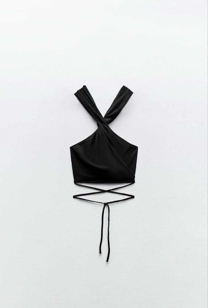Трикотажен топ ZARA