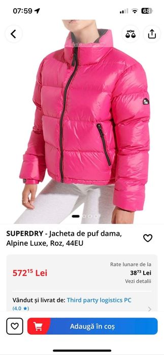 Geaca Superdry  Noi Originale Luxe Alpine