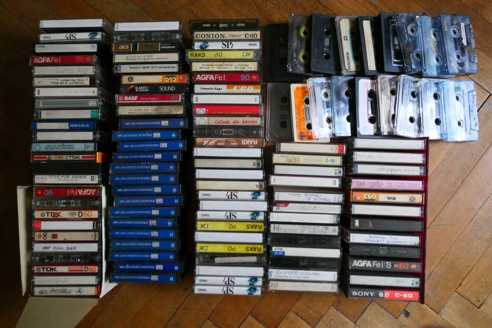 1000 Casete Audio Muzica Sony BASF AGFA ETC. Type I II Chrome IV Metal