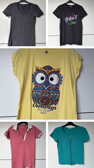 Lot / Set - 5 Tricouri Damă - XS / S