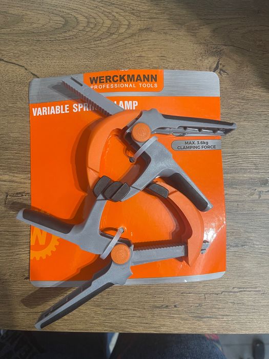 Комплект регулируеми пружинни скоби Werckmann, Многоцветен