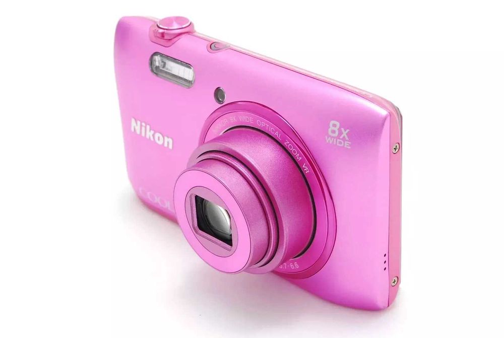 Nikon COOLPIX S3700, 20.1 MP Wi-Fi aparat foto  digital roz violet