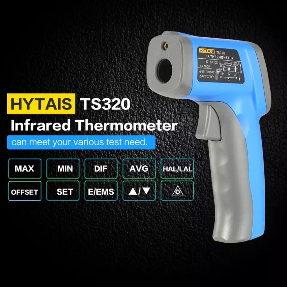 Термометр Лазерный градусник Пирометр HYTAIS TS320 IR Thermometer