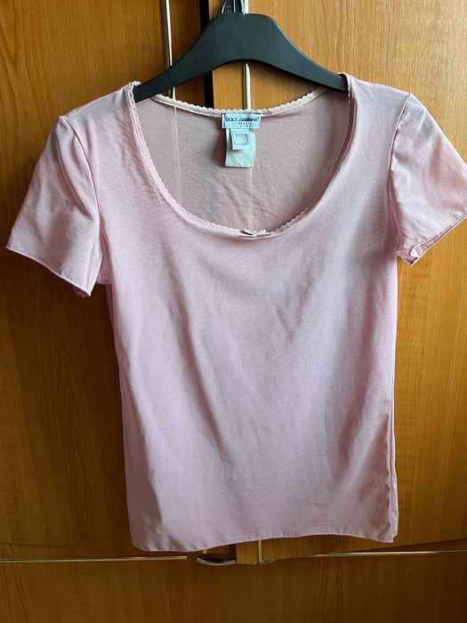 Tricou Dolce&Gabanna s m roz pudrat