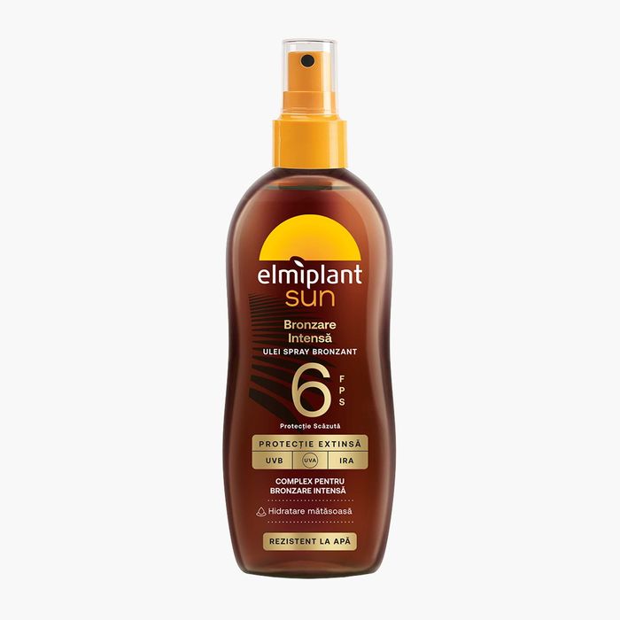 Ulei autobronzant cu protectie solara Elmiplant Sun SPF 6, 150 ml
