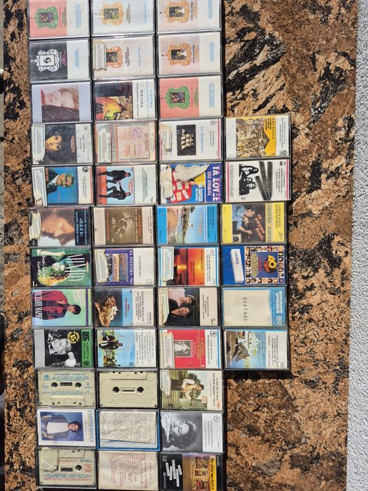 Lot 40 Casete audio originale muzica usoara, clasica, Araba,Germana