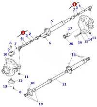 CA0145481 Capat de bara complet buldoexcavator KOMATSU WB93R-5