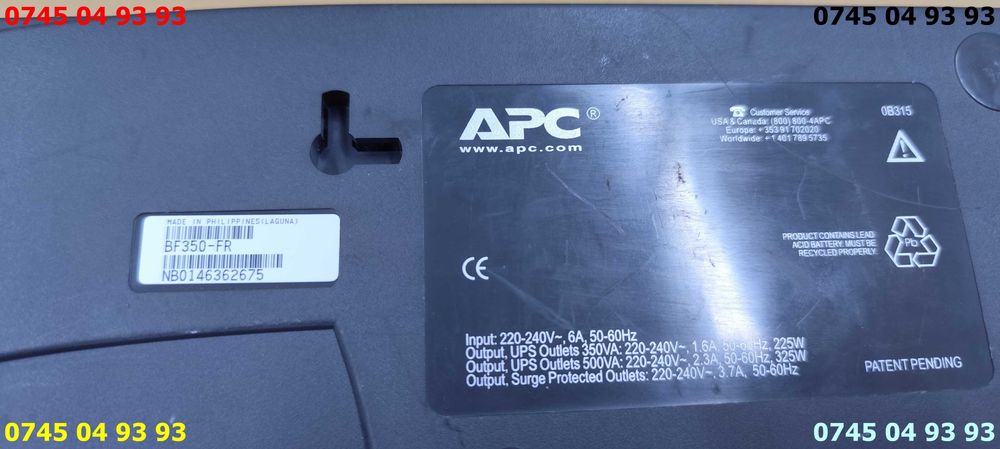 ups APC cybershot 350 acumulator defect se vinde ca in imagini