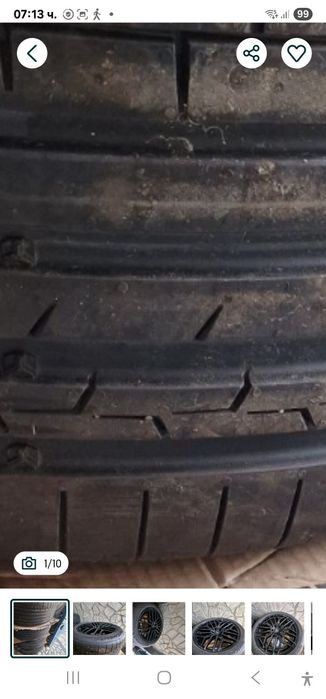 285 40 22 V XL 4бр Continental 6 AO DOT 24 Нови летни