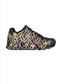 Skechers - Спортни обувки от еко кожа Uno-Metallic Love,