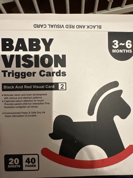 Визуални карти за бебета (3 до 6м)