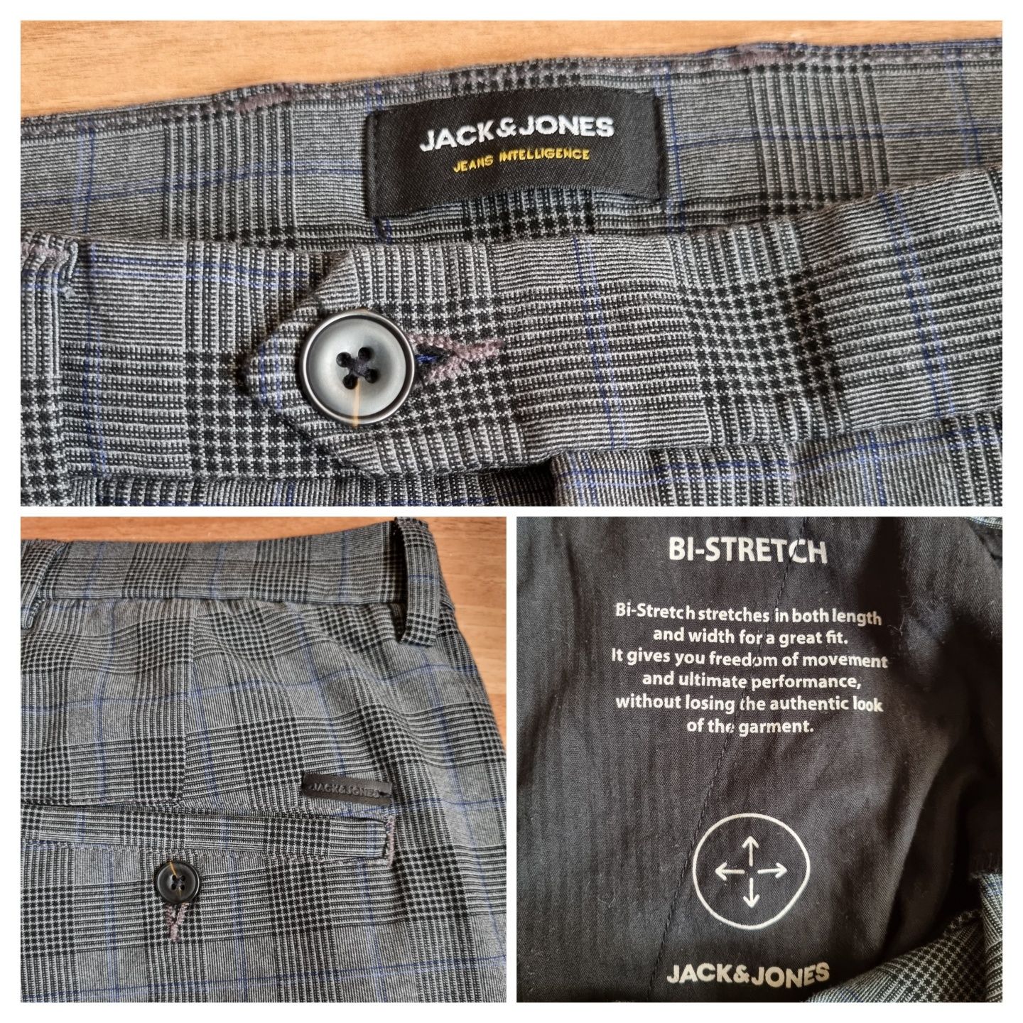 Pantaloni conici Jack&Jones - Marco Slim, Bi-Strech, Barbati - W33/32