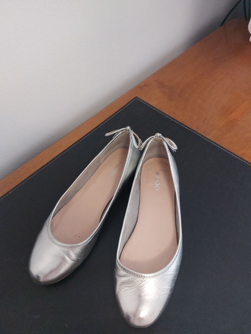 Балеринки сребристи ALDO,  37 н.