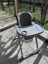 Столче за хранене CANGAROO BRUNCH сиво
