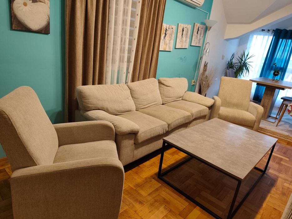 Три местен диван от Jusk+ 2 фотьойла