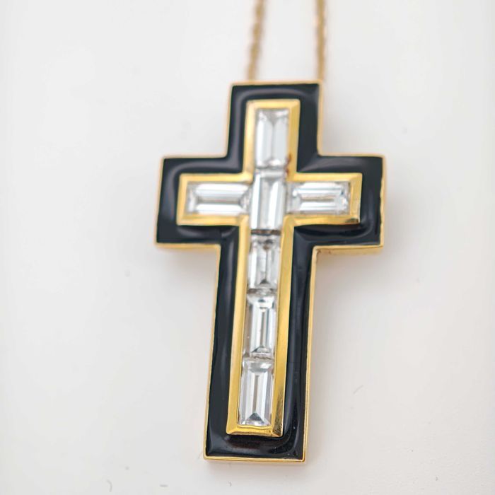 Colier aur 18k cu diamante 1.76ct lab grown