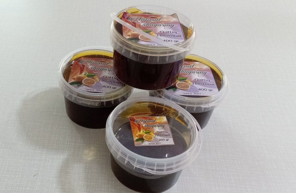 Shugaring qalin va siyrak tuklar uchun