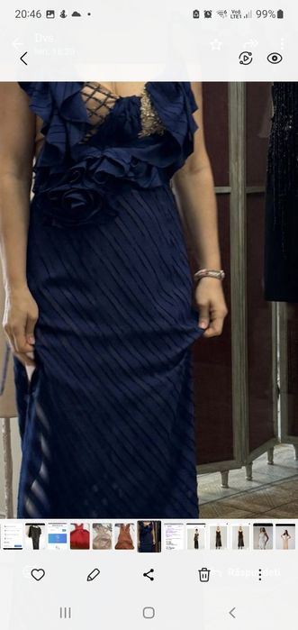 Rochie unicat Diana Antohi deosebita s-m nasa ocazie
