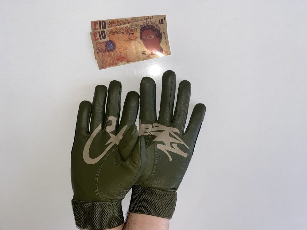 Corteiz Leather Gloves  S/M
