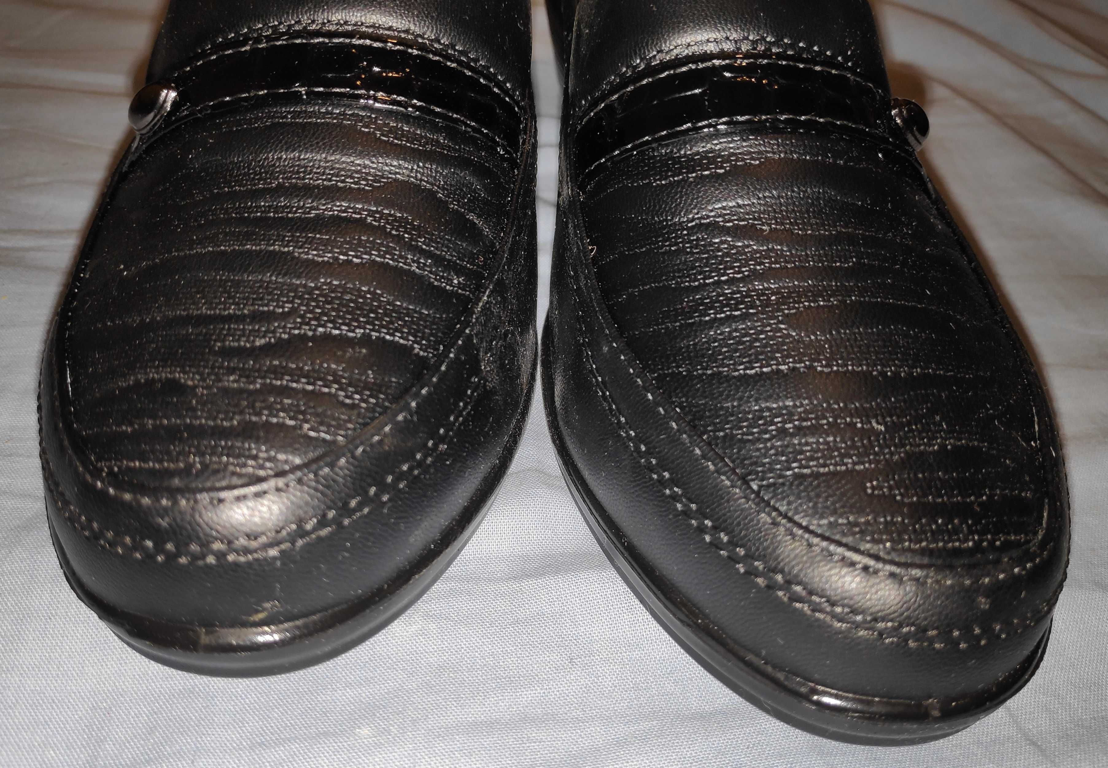 Pantofi negri din imitatie de piele dama/femei marimea 41 - NOI