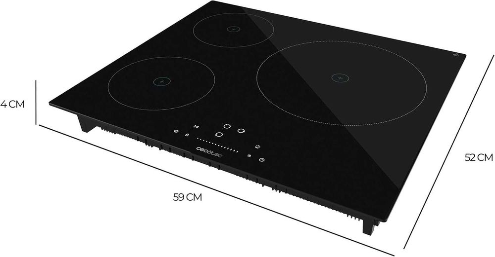 Индукционен котлон с 3 зони за готвене Cecotec Bolero Squad I 3200