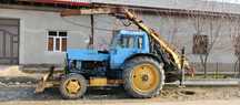 Yamabur MTZ80 traktor ishlab turipti