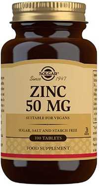 Solgar Zinc 50 mg 100 ct. Витамины из США (Америки)