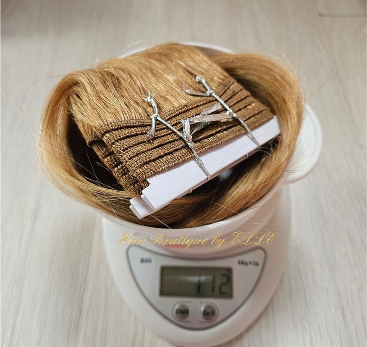 Естествена светлокестенява коса