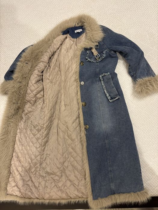 Дънково зимно палто