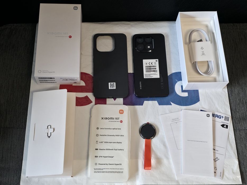 КАТО НОВ 256GB Xiaomi 15T EMAG Гаранция 2027 Black / Черен 15 T