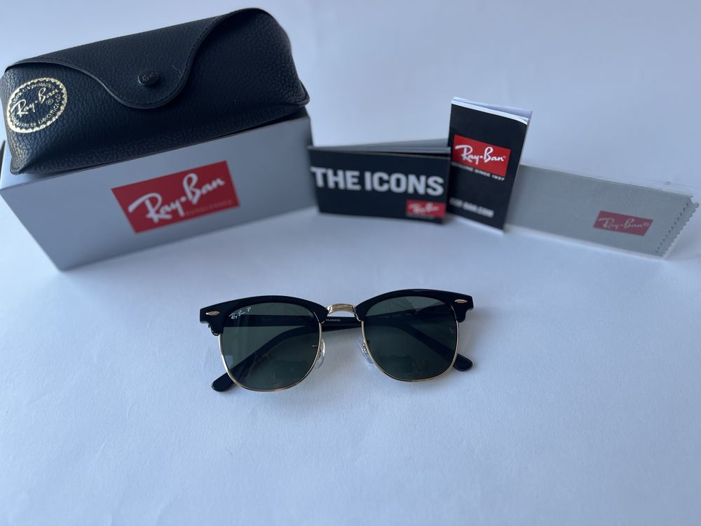 Ochelari de soare RAY BAN 3016 Clubmaster Polarizati Noi