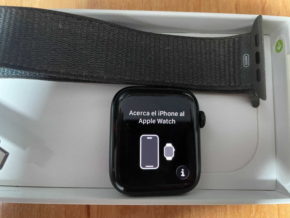 apple watch se gen 2 dim 44 mm culoare negru midnicht gps 2023 smart