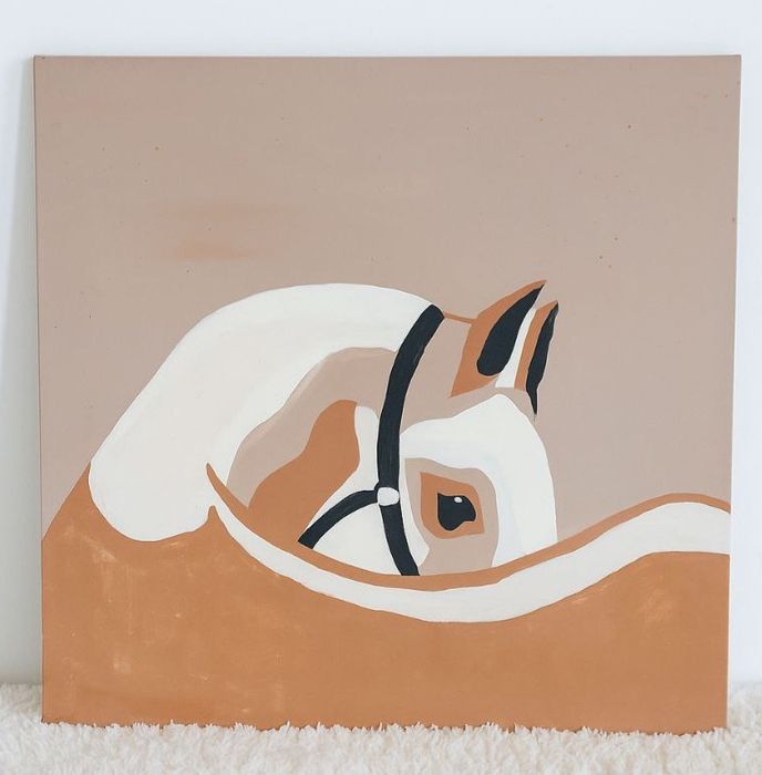 Картина "ЛОШАДЬ" оригинал