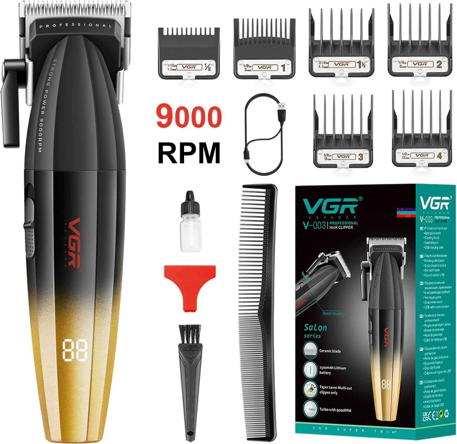 VGR 003 Машинка за подстригване Fresh Fade