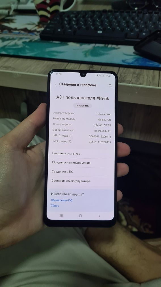 Samsung a31 vetniam orginal