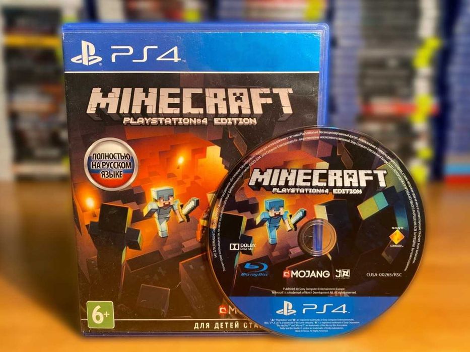 Minecraft PS4/PS5 Майнкрафт На Двоих Пс4 Большой Выбор Дисков