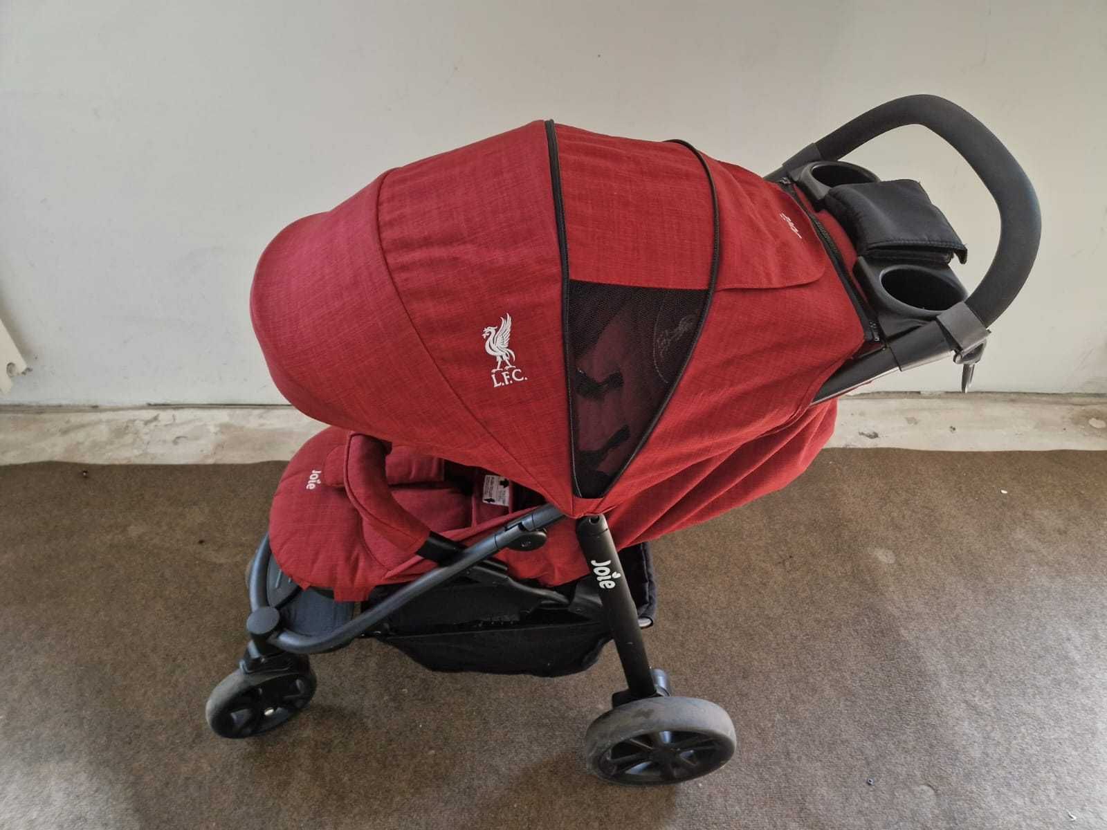 Carucior Joie Multifunctional Litetrax 4 Flex Liverpool Red 0-15kg