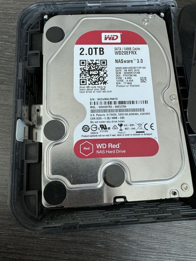 HDD WD 3,5 2TB Red 2.0