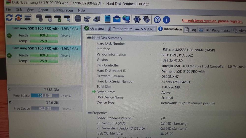 Solid State Drive (SSD) Samsung 9100 PRO 2TB, PCIe Gen 5.0, Heatsink