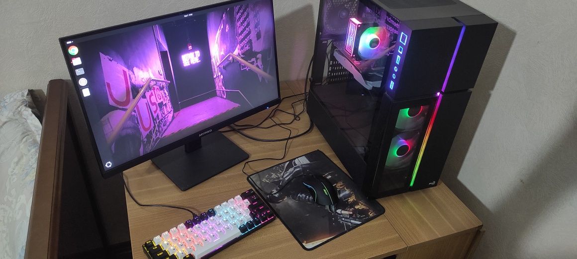 Полный сетап
Видеокарта 1650 peladn, новая
Asus prime A520, с ко