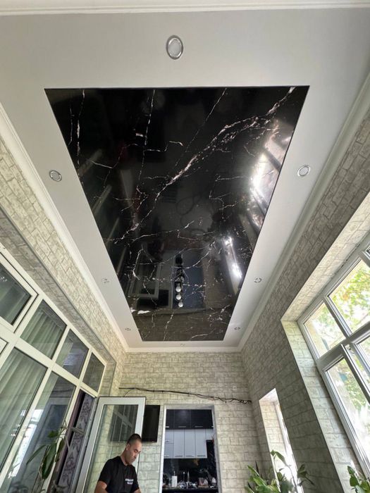 Натяжные потолки 90 сум