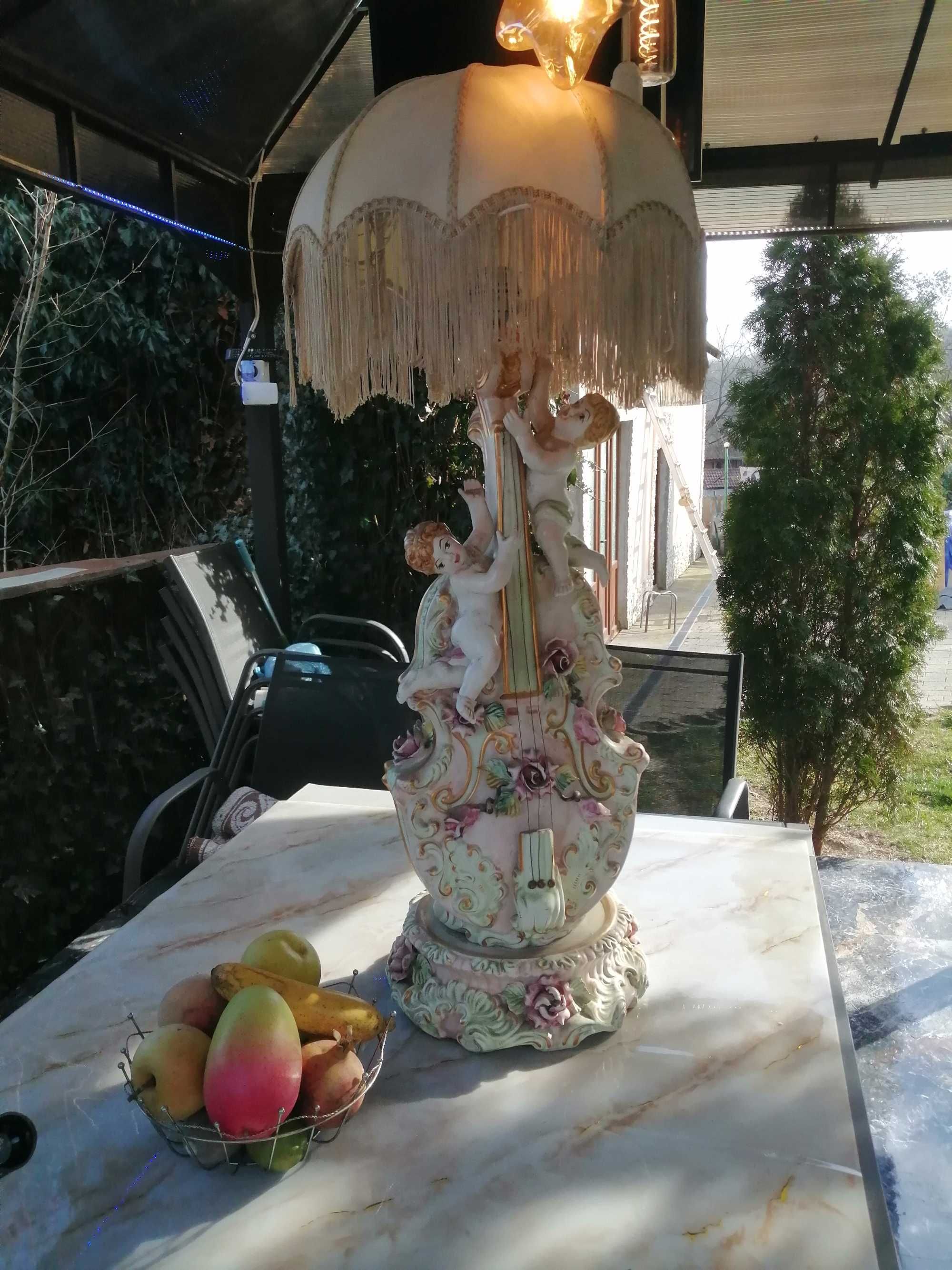 Antichitate lampa portelan Italy stare excelenta