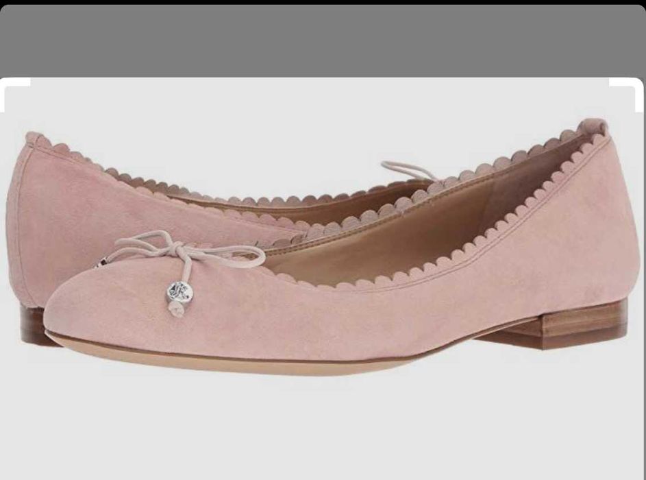 Balerini Lauren Polo Ralph Masura 38,5 aproape noi Piele Roz Pudra