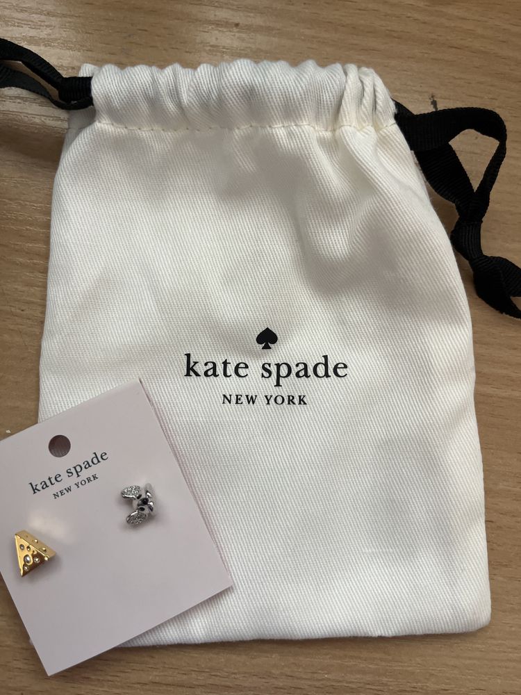 Сребърни обеци Kate Spade