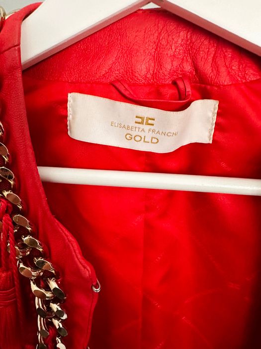 Кожено яке Elisabetta Franchi като ново