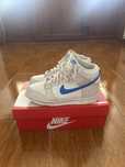 Adidasi nike white dunk high-top
