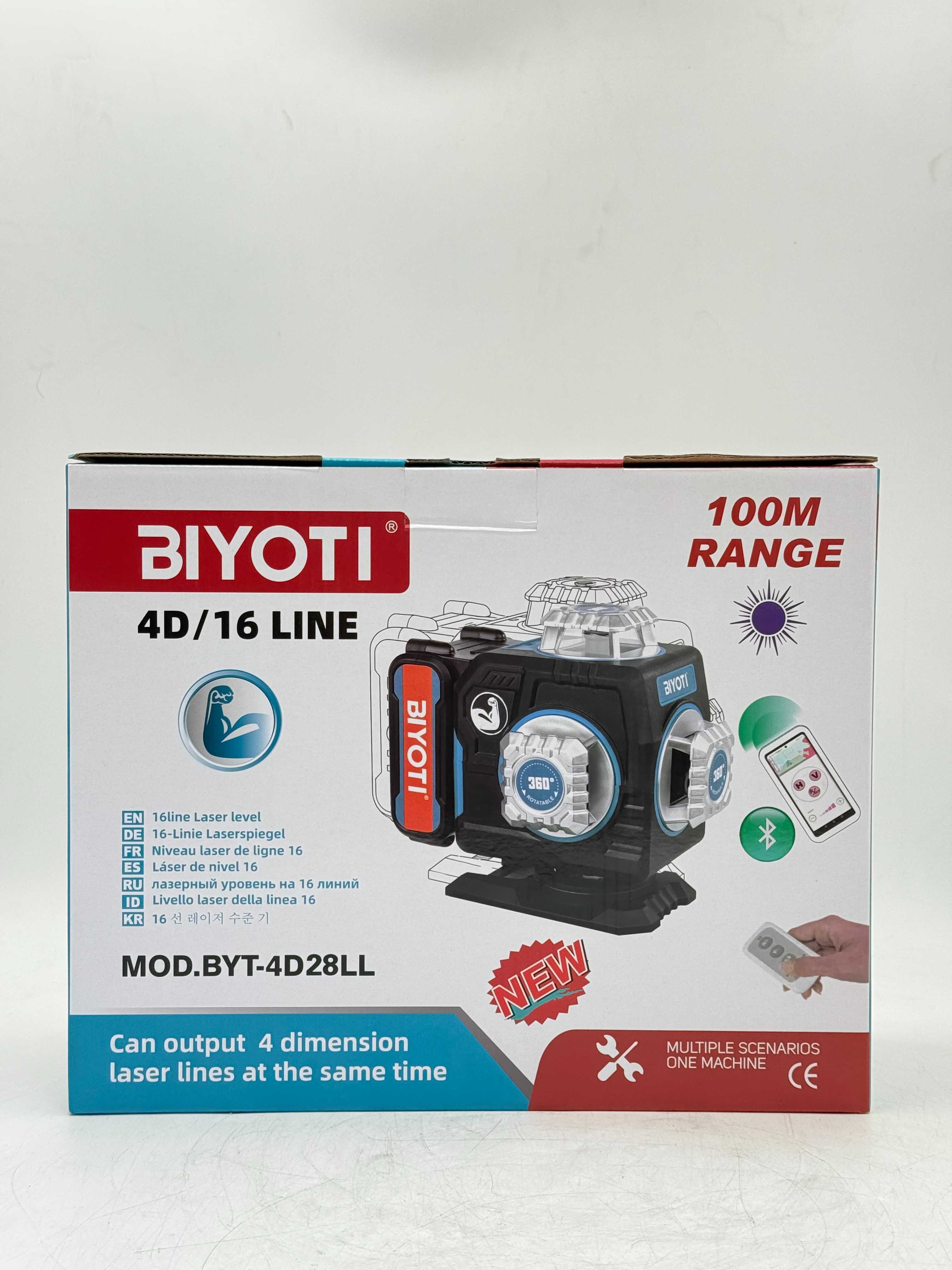 Лазерный уровень Biyoti BYT-4D28LL